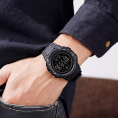 Годинник наручний Skmei 1568BK 1568 Black (17155-hbr) Запорожье