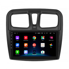Штатная магнитола Lesko Renault Logan II Рестайлинг 2018-н.в. 10" 2/32Gb/ Wi-Fi Optima GPS Android (9821-35642) Киев