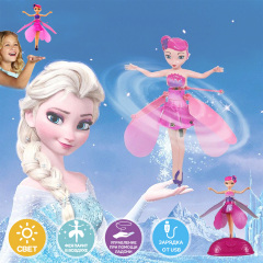 Летающая игрушка сказочная фея с управлении рукой на подставке подиум Beauty Toy Magical Fairy звуковые и световые эффекты Розовая Ніжин
