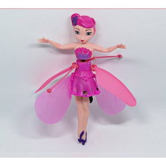 Летающая игрушка сказочная фея с управлении рукой на подставке подиум Beauty Toy Magical Fairy звуковые и световые эффекты Розовая Ніжин