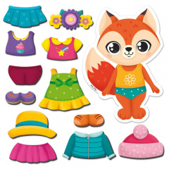 Магнітна гра Одягалка "Лисичка" Vladi Toys VT3204-33 Укр Акимовка