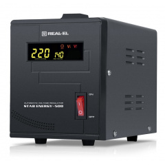 Стабілізатор Real-el Stab Energy-500 Black Енергодар