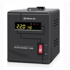 Стабілізатор Real-el Stab Energy-500 Black Енергодар