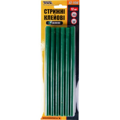Стрижні клейові 11,2*200 мм 12 шт зелені MASTERTOOL GM (42-1156) Братское