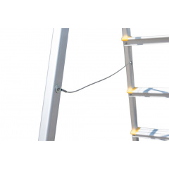 Драбина алюмінієва MASTERTOOL GM 8 ступенів h=1720 мм max 150 кг (79-1108) Калуш