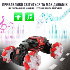 Машинка перевертиш на радіокеруванні Skid Ding Управління жестами Червоний + пульт та додатковий акумулятор Борисполь