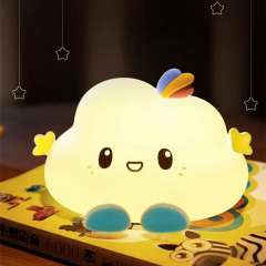 Нічний світильник силіконова RIAS Хмаринка Light Cloud з акумулятором (3_04330) Ворожба