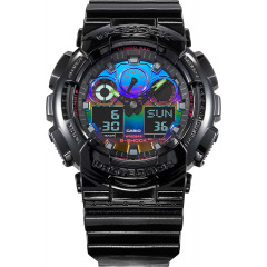 Годинник Casio G-SHOCK GA-100RGB-1AER Black Запоріжжя
