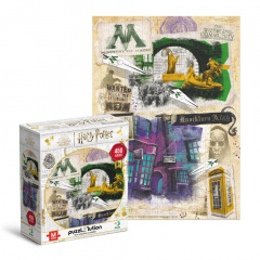 Пазл класичний "Harry Potter. Міністерство магії та Алея Ноктерн" DoDo Toys 200504 450 елементів Київ