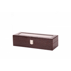 Шкатулка для зберігання годинників Craft 6PU.CROC.BR Коричневий Володарск-Волынский