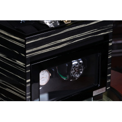 Скринька Salvadore для підзаводу 2 годинників R12411 2x2 Grey Костополь