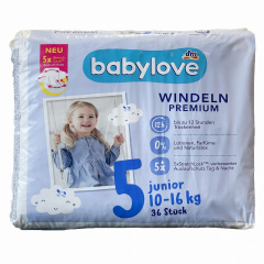 Підгузки Babylove Premium 5 Junior (10-16 кг) 108 шт Чорноморськ