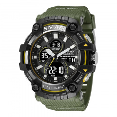 Годинник наручний Smael 8079 Army Green (16677-hbr) Миргород