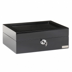 Скринька для зберігання годинників Salvadore 841-8BB 24х18,5х9 см Чорний Ворожба