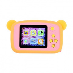 Дитячий цифровий фотоапарат RIAS X-500B "Ведмедик" Pink/Orange (3_01243) Покровськ