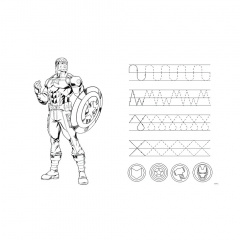 Дитячі пазли SUPER МАХІ Marvel "Разом сильніше" Trefl 41007 24 елементи з розфарбовкою Вышгород