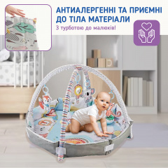 Розвиваючий килимок для дітей (немовлят) з дугами A1 (BabyMat-3M) Киев