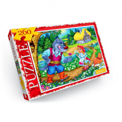 Пазли дитячі "Червона шапочка" Danko Toys C260-12-11 260 елементів Запорожье