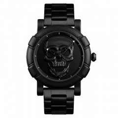 Годинник Skmei Skull 9178 Black Хуст