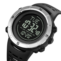 Годинник чоловічий спортивний з компасом Skmei 2096 Compass Чорний Енергодар