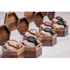 Бокс для зберігання годинників ecoWalnut 7.3х59.7х14.1 см Київ