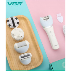 Епілятор бездротовий VGR V-703 USB 5в1 (2328375240) Ладан