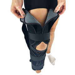 Бандаж на коліний суглоб MED1 TJ-508(2) XL Black Миргород