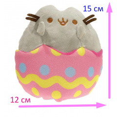 Набір м'яких іграшок 2Life Pusheen cat 12х15 см з великим пончиком і кіт в яйці v-12379 Хмельник