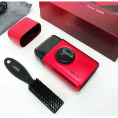 Електробритва VGR Professional Stepless Pro FS V-377 з подвійним лезом Red (2104618578) Чернігів
