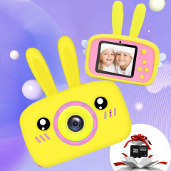 Дитяча Фотокамера Kids Funny Camera 3.0 Pro Протиударний Фотоапарат 12 Mpx Full HD 1920x1080P фото та відео зйомка Жовтий + Карта пам'яті 16ГБ Чернігів