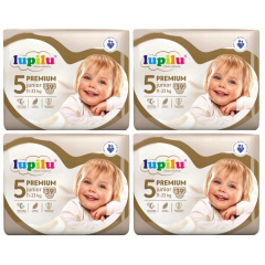 Підгузники Lupilu Premium Junior Розмір 5, Вага 11-23 кг, 156 шт (4 упаковки) Львів