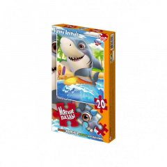 М'які пазли "Акула" Danko Toys S20-09-08 20 елементів Городок