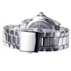 Чоловічий наручний годинник Curren Quartz Сріблястий Долина