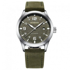 Водостійкий механічний годинник Ochstin Military silver Київ