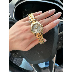 Жіночий годинник Skmei 1620 Gold Steel Надворная