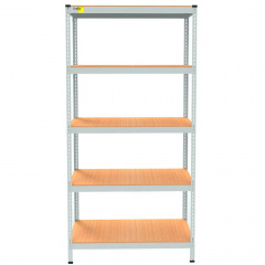 Металевий стелаж Emby Light Series 2100х900x300 мм 5 полиць ДСП до 100 кг Киев