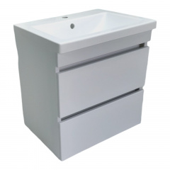Пластикова тумба підлогова The MIX Атлант White 70х80х45 см Якимівка