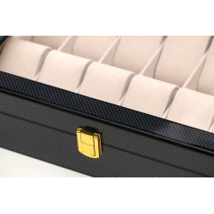 Скринька для зберігання годинників Craft 12WB.FIB.BL 31x21x8 см Чорно-бежевий Орехов