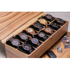 Органайзер на стіл для наручного годинника з нішою ecoWalnut 14.9х40.9х18 см Одеса