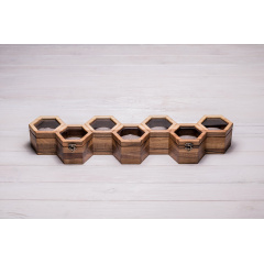 Скринька для 7 годинників ecoWalnut 7.8х59.7х14.1 см Київ