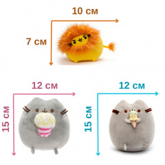 Набір іграшок 2Life Pusheen cat 3 шт v-12403 Балаклея