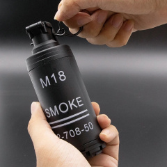 Автоматична дитяча іграшкова граната для орбізів Combuy M18 димова багаторазова Чорний (1036) Оріхів