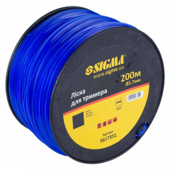 Лісочка Sigma для тримера квадрат Ø2.7мм 200м котушка (5617351) Житомир