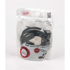 Кабель Cablexpert CC-DVI2-BK-6 DVI-D/DVI-D Dual link 1.8м чорний Веселе