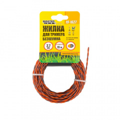 Лісочка для тримера MASTERTOOL GM Spiral 2.70 мм 15 м (19-1627) Братское