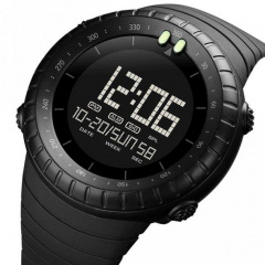 Тактичний водостійкий кварцовий годинник Skmei Ribas black Ромни