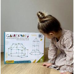 3D-конструктор No Brand Халабуда Game Forts 85 деталей (2051113255) Гуляйполе