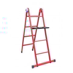 Сходи універсальні металеві 4 ступені зі столиком h=1070-2500 мм max 150 кг Господар GM (79-1014) Володарськ-Волинський