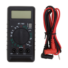 Цифровий мультиметр-тестер RIAS DT-182 зі щупами Black Харків