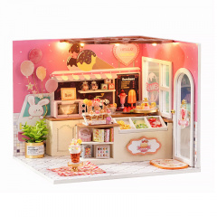 Ляльковий будинок конструктор DIY Cute Room H-023 Магазин морозива Щастя Румбокс Красноград